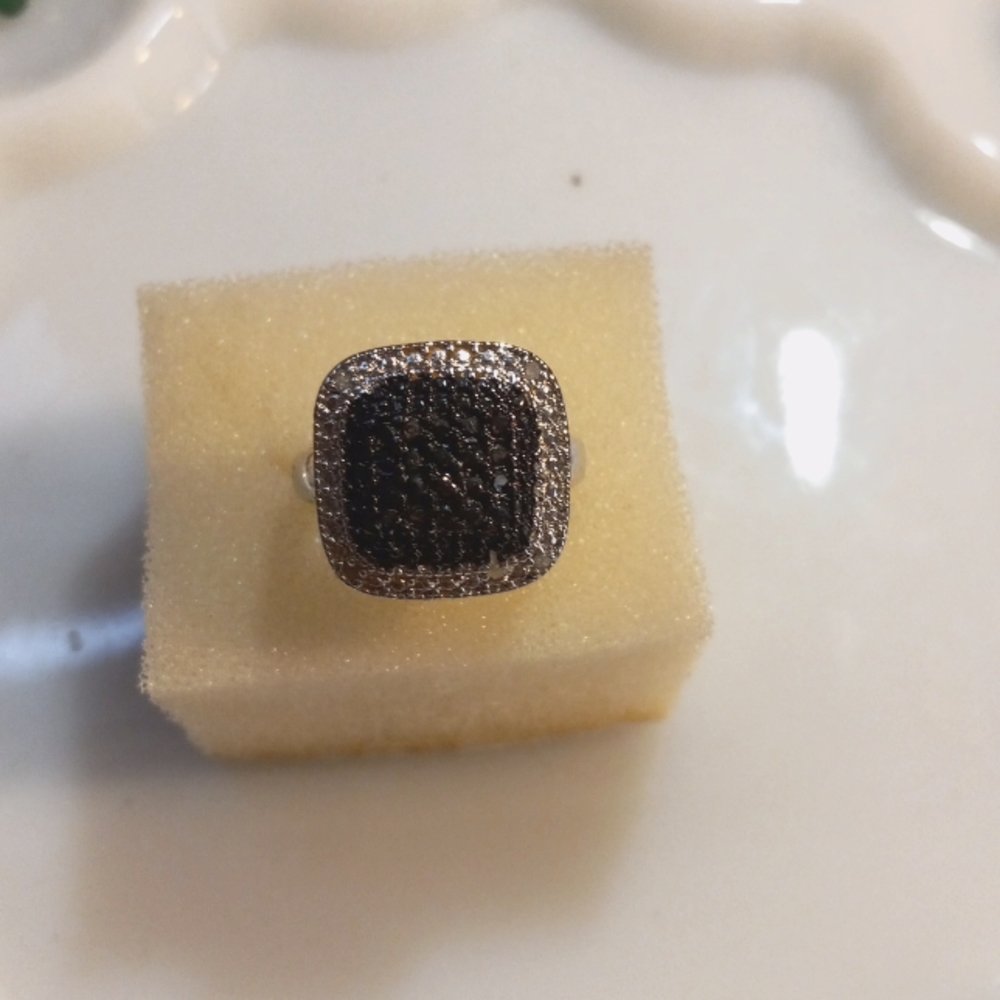 Victoria Townsend Black diamond ring